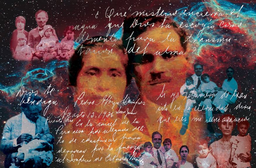 Yasmin Hernandez Artwork with Laura Meneses and Albizu Campos.